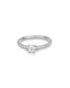 Dana Solitaire Ring in White Gold