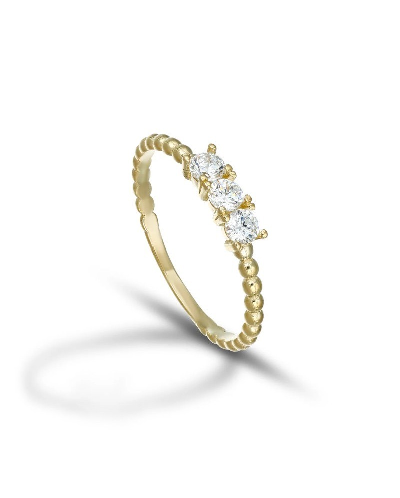 Bague Trilogie Dana en or jaune