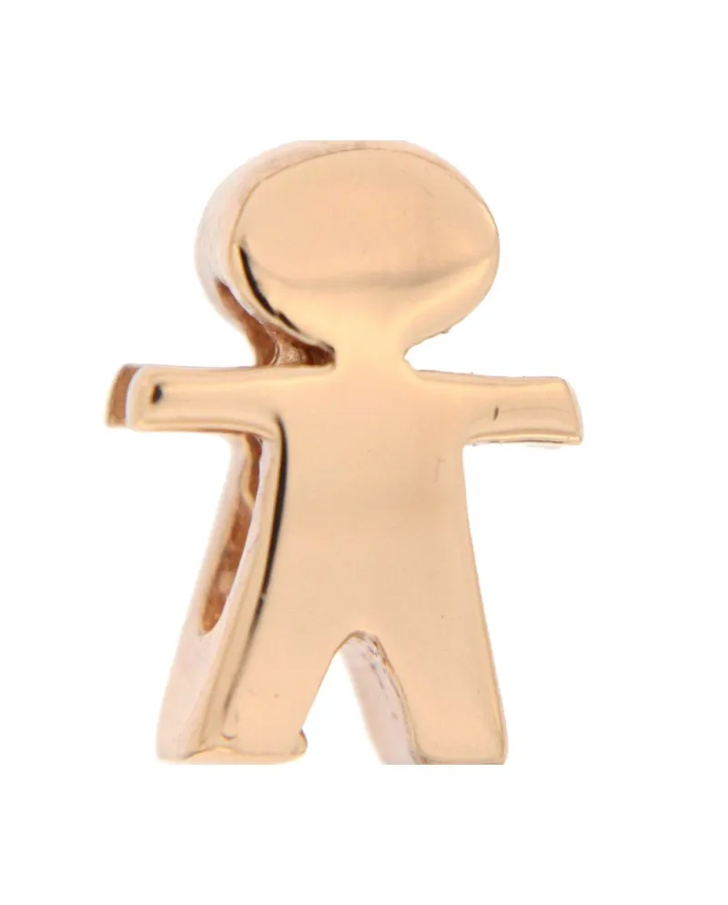 Pendentif familial carrousel Moments Rue Des Mille en argent rose