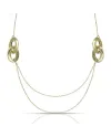 Collana Ovalya in Oro Giallo con Elementi Ovali