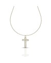 Dana Corpus Lux Necklace in Yellow Gold with Double-Sided Cross