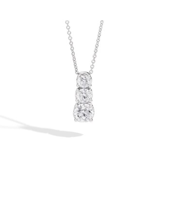 Recarlo Anniversary Fantasy Choker in White Gold with Gradual Diamond Pendant