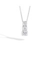 Recarlo Anniversary Fantasy Choker in White Gold with Gradual Diamond Pendant