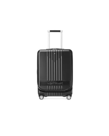 Valise à roulettes compacte Montblanc MY4810 avec poche frontale, noir