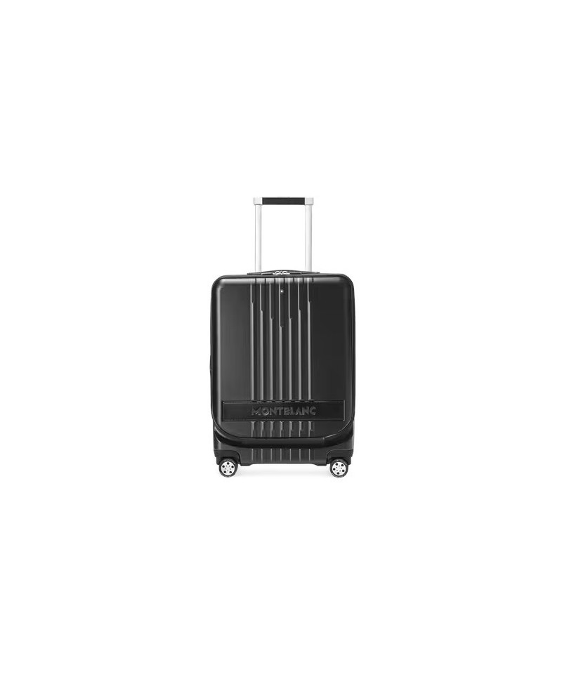 Trolley Montblanc Bagaglio a Mano Compatto MY4810 con Tasca Frontale Nero