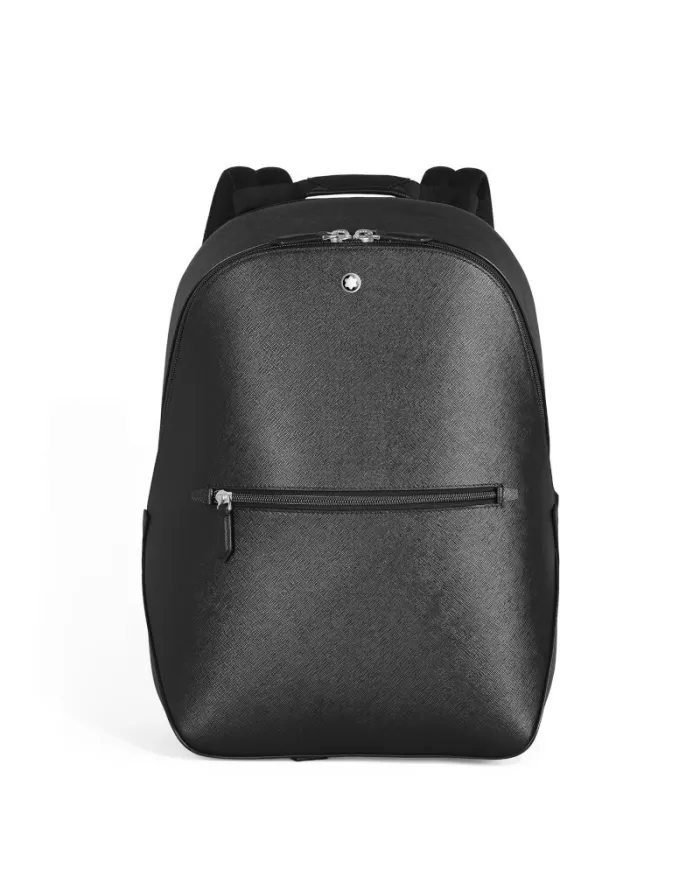Zaino Piccolo Montblanc Sartorial in Pelle Nera