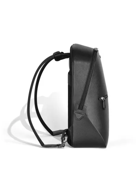 Zaino Piccolo Montblanc Sartorial in Pelle Nera