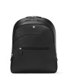 Grand sac à dos Montblanc Sartorial en cuir noir à 3 compartiments