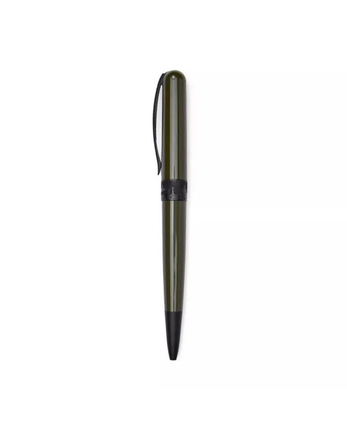 Stylo à bille Pineider Avatar UR noir brillant vert militaire