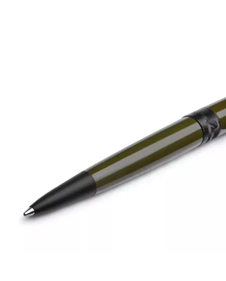 Stylo à bille Pineider Avatar UR noir brillant vert militaire