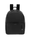 Zaino da Uomo Pineider Daily 23 in Pelle Nera Liscia