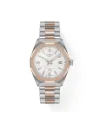 Orologio PRC 100 Solar PVD 34 mm con Quadrante Bianco e Cinturino in Acciaio