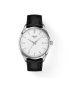 Tissot PR 100 Watch with White Dial and Leather Strap