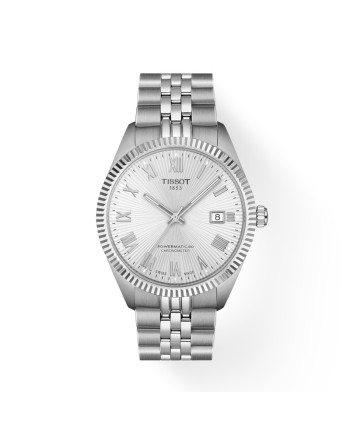 Tissot Ballade Powermatic 80 Silicium Watch with Silver Dial and Steel Bracelet