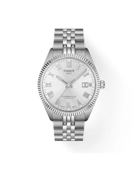 Orologio Tissot Ballade 39 mm con Quadrante Argento e Bracciale in Acciaio
