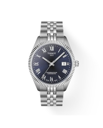 Tissot Ballade 39mm Watch with Blue Dial and Steel Bracelet