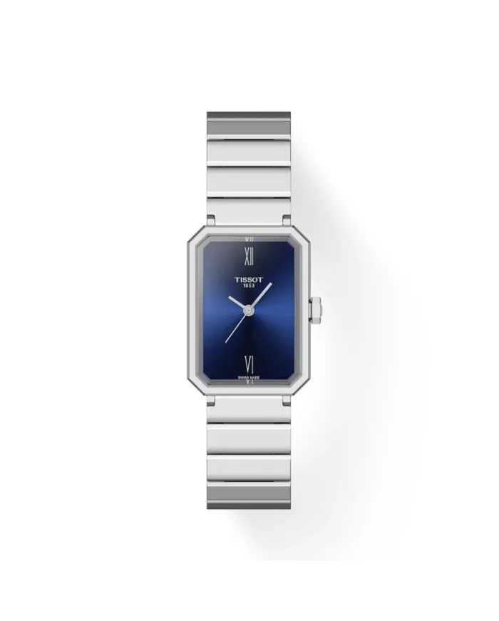 Tissot SRV 30mm Watch with Blue Dial and Steel Strap