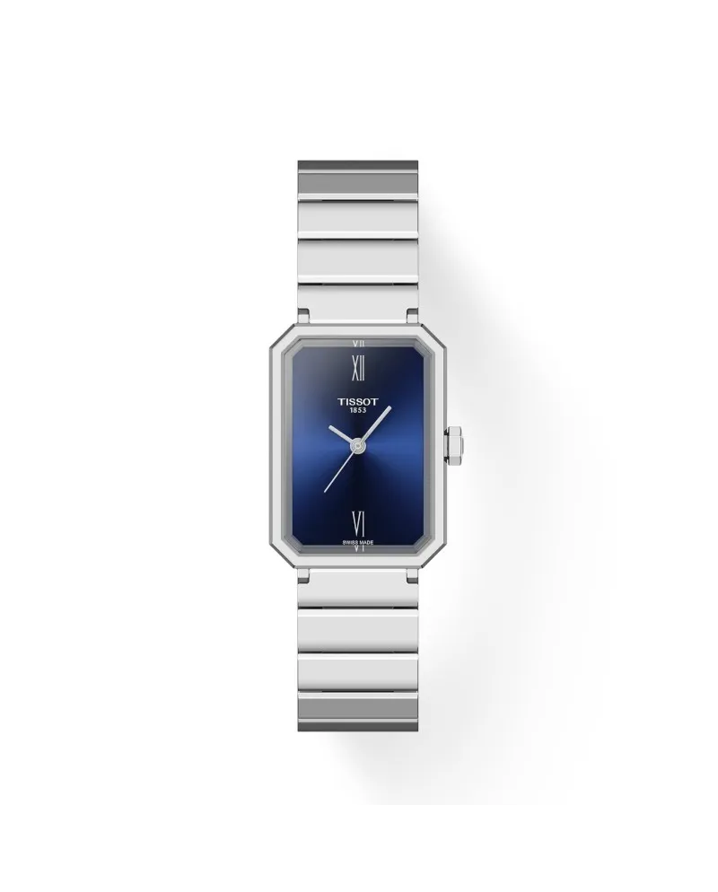 Tissot SRV 30mm Watch with Blue Dial and Steel Strap Tissot SRV 30mm Watch with Blue Dial and Steel Strap
