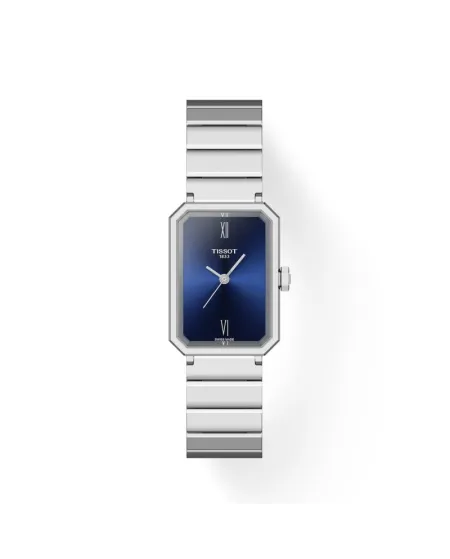 Montre Tissot SRV 30 mm avec cadran bleu et bracelet en acier
