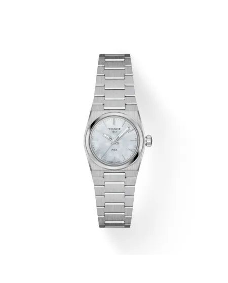 Tissot PRX Watch with Mother-of-Pearl Dial and 25mm Steel Bracelet