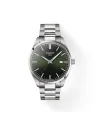 Tissot PR 100 Watch with Green Dial and 40mm Steel Bracelet