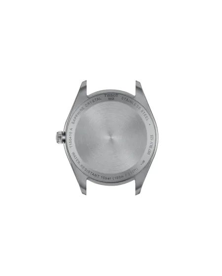 Tissot PR 100 Watch with Green Dial and 40mm Steel Bracelet
