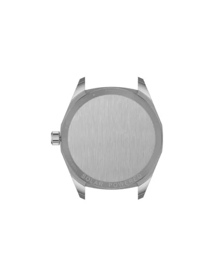 Montre solaire PRC 100 39 mm avec cadran argenté et bracelet en acier