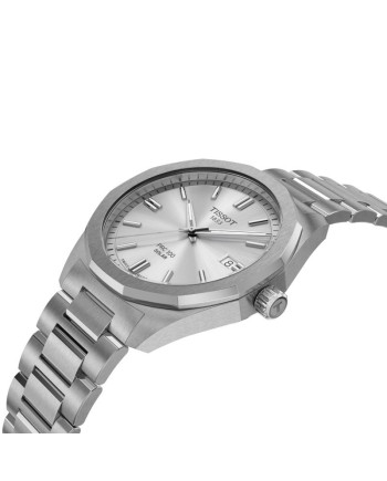 Orologio PRC 100 Solar 39 mm con Quadrante Argento e Cinturino in Acciaio