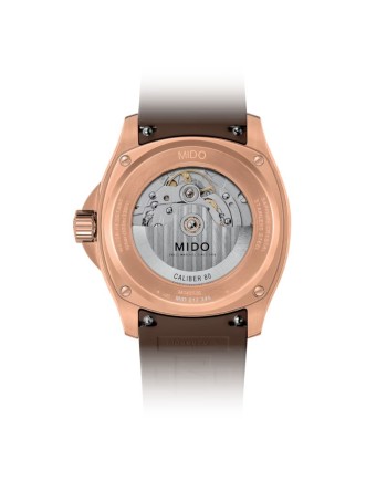 Orologio Mido Multifort TV Big Date PVD con Cinturino in Caucciù