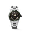 Orologio Longines Spirit Zulu Time 39 mm con Quadrante Antracite e Bracciale in Acciaio