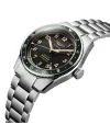 Longines Spirit Zulu Time 39mm Watch with Anthracite Dial and Steel Bracelet