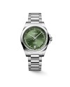 Montre Longines Conquest avec cadran vert et bracelet en acier de 38 mm