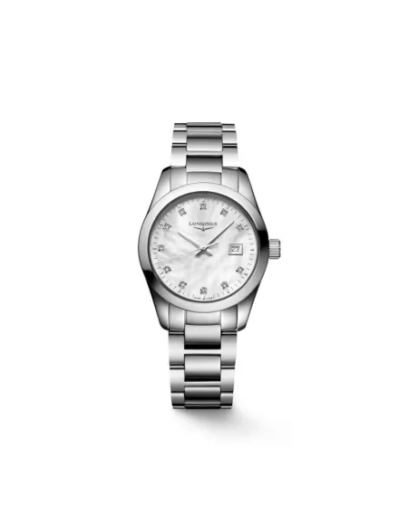 Orologio da Donna Longines Conquest Classic con Quadrante in Madreperla e Diamanti