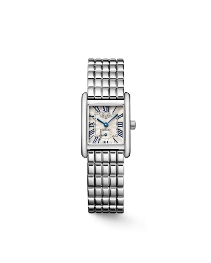 Orologio Longines Mini DolceVita con Quadrante Argento e Cinturino in Acciaio
