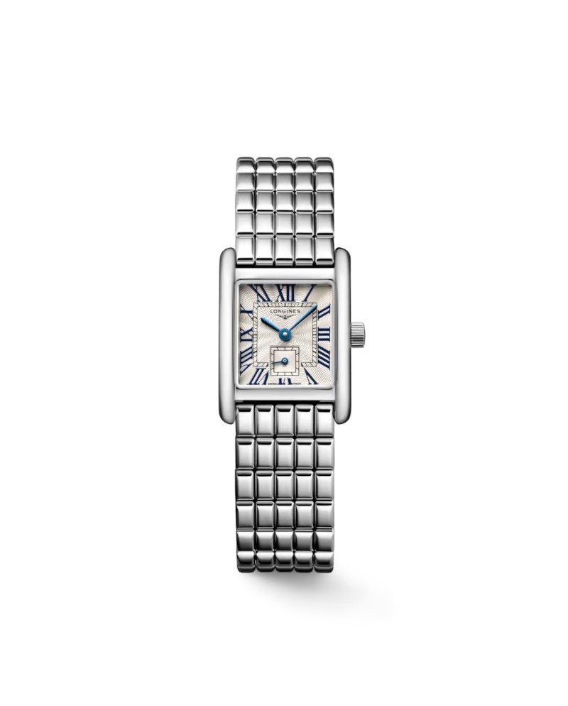 Longines Mini DolceVita Watch with Silver Dial and Steel Strap
