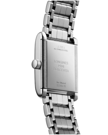 Orologio Longines Mini DolceVita con Quadrante Argento e Cinturino in Acciaio