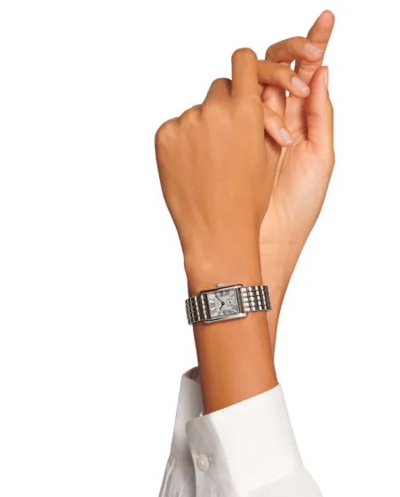Orologio Longines Mini DolceVita con Quadrante Argento e Cinturino in Acciaio