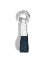 Porte-clés Montblanc Sartorial en cuir tweed bleu