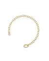 Rue Des Mille Rolò Bracelet in Silver with Yellow Gold Finish and Oval Base