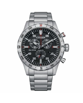 Citizen Outdoor OF Eco Drive Chronograph Black Dial Steel