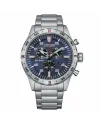 Cronografo Citizen Outdoor OF Eco Drive Quadrante Blu in Acciaio