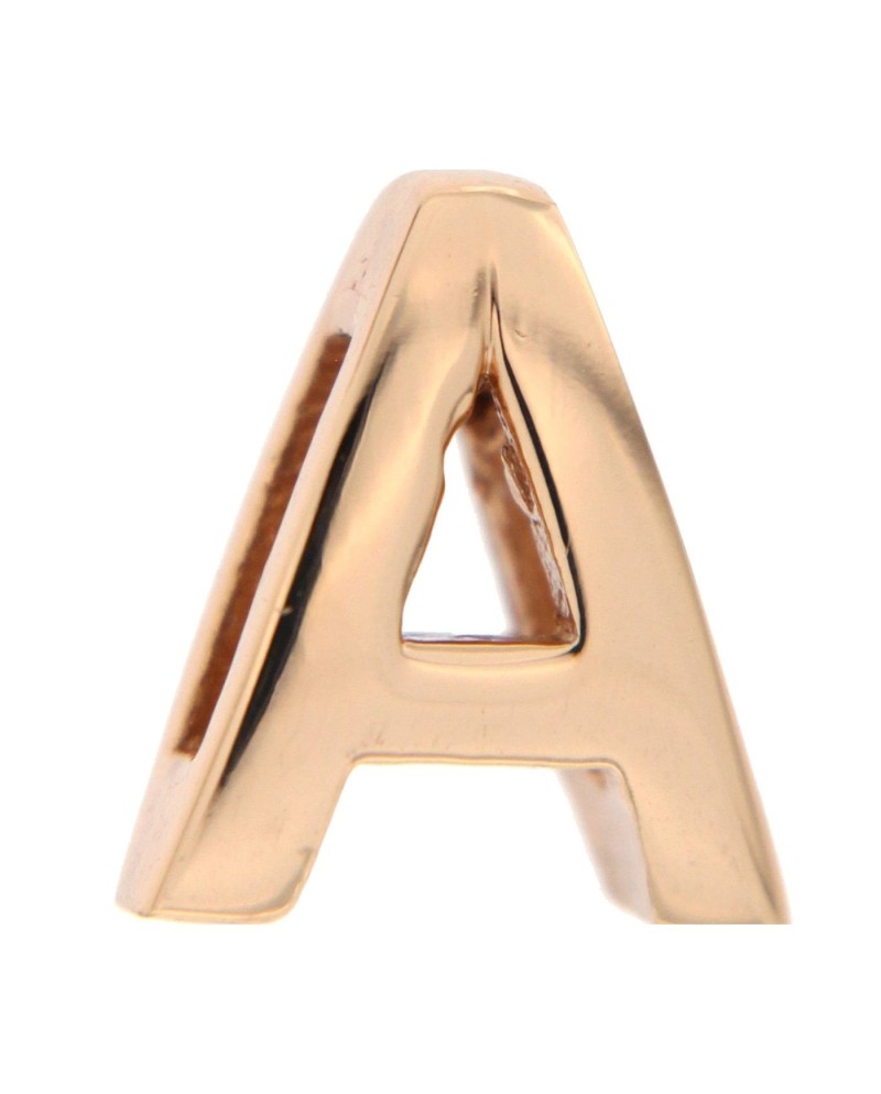 Attimi Rue Des Mille Ciondolo Carousel Alfabeto in argento rosa