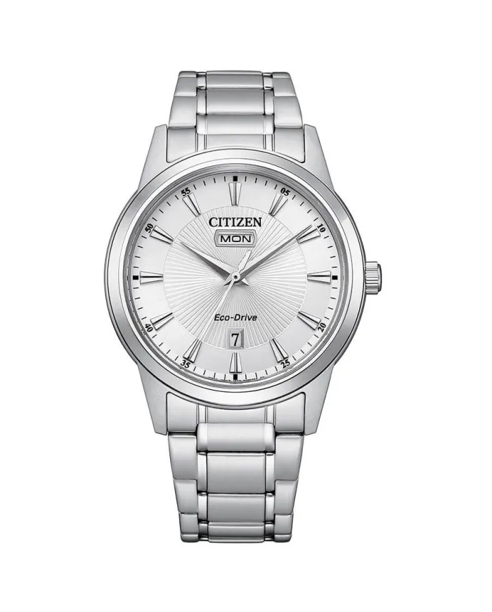 Orologio Citizen Classic OF Eco Drive Quadrante Argento e Cinturino Acciaio