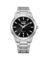 Orologio Citizen Classic OF Eco Drive Quadrante Nero e Cinturino Acciaio