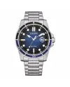 Citizen Marine 1810 OF Eco Drive Watch with Blue Dial and Steel Strap