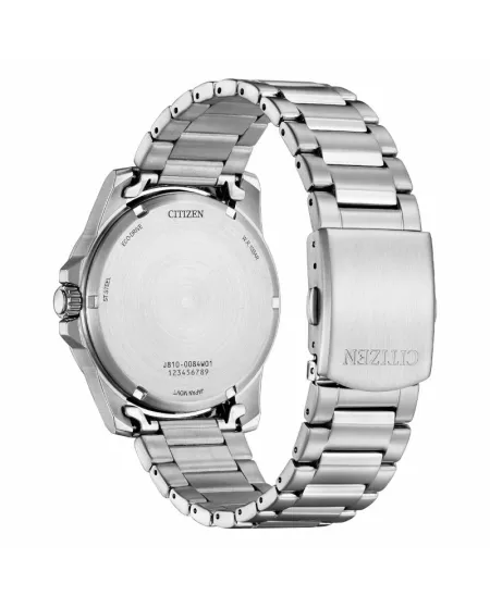 Citizen Marine 1810 OF Eco Drive Watch with Blue Dial and Steel Strap