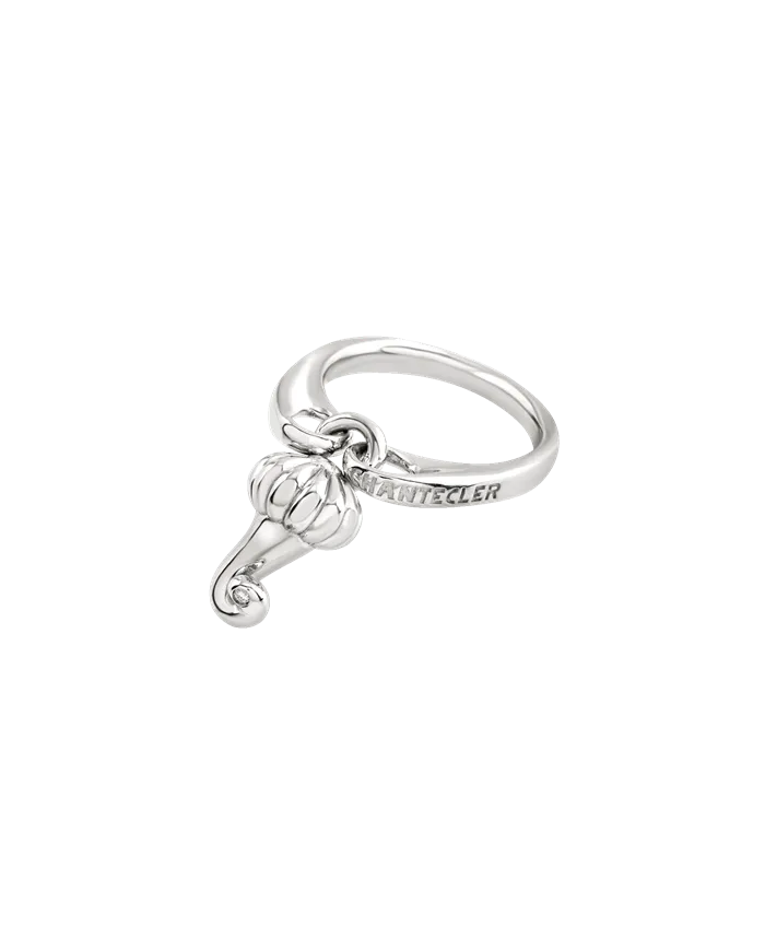 Chantecler Et Voilà Horns Ring in Silver with Diamonds
