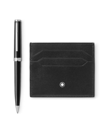 Montblanc Meisterstück Case in Black Leather with 6 Compartments
