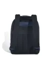 Sac à dos Montblanc Sartorial moyen à 3 compartiments en cuir tweed bleu