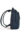 Montblanc Sartorial Medium Backpack 3 Compartments in Blue Tweed Leather